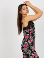 Blúzka D73771M11059A čierna a zelená