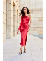 Večerné šaty SUK0438 červené - Roco Fashion
