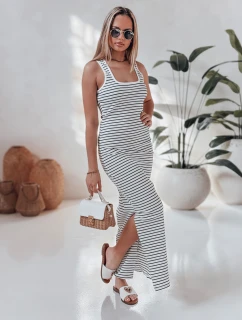 SUMMER LOVE one size maxi šaty bielo-čierne FashionStreet EY2610