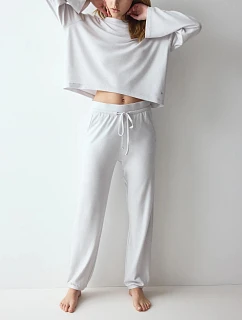 Nohavice Cozy Comfort Cozy Trouser X 01 svetlošedé Light Grey Melange – TRIUMPH