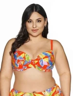 Plavky Ava SK 226 Vivid Orange Maxi podprsenka s plnými košíčkami Plavky Ava SK 226 Vivid Orange Maxi podprsenka s plnými košíčkami