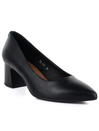 Dámske lodičky na podpätku čierne Sergio Leone PB413