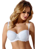 Dámska podprsenka Bardotka VB-235 Biela - Vena
