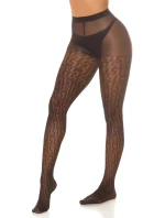 Pančuchy s geometrickým vzorom SH5015 - InStylefashion