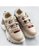 Béžové dámske športové topánky so zvieracím motívom (VIVI1038) Béžové dámske športové topánky so zvieracím motívom (VIVI1038)