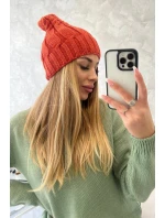 Fleecová čiapka Iwona K221 červená Fleecová čiapka Iwona K221 červená