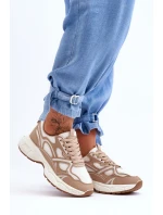 Damskie Buty Sportowe Beżowe Contiro