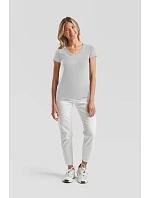 Fruit of the Loom Lady-Fit Iconic 150 V-Neck T Dámske tričko s výstrihom do V 16.1444 biele Fruit of the Loom Lady-Fit Iconic 150 V-Neck T Dámske tričko s výstrihom do V 16.1444 biele
