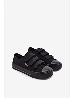 Detské tenisky na suchý zips Big Star TT374172 Black Detské tenisky na suchý zips Big Star TT374172 Black