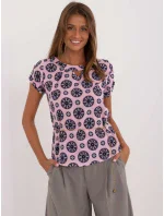 Blúzka LK BZ 505775.00 svetloružová