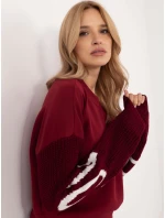 Mikina MI BL M5975.26P bordová