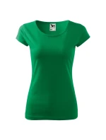 Čisté tričko stredne zelené