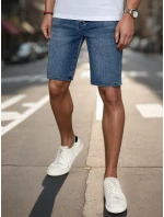 FashionStreet pánske krátke modré džínsy SX2489 FashionStreet pánske krátke modré džínsy SX2489
