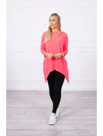 Mikina s potlačou kolesa ružová neónová