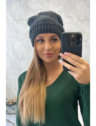 Dámska čiapka Nastia K373 graphite