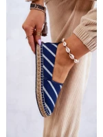 Damskie Klasyczne Espadryle Big Star JJ274960 Granatowe