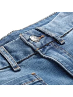 Dámske džínsy s vysokým pásom NAX NAX DAWEA dk.metal blue Dámske džínsy s vysokým pásom NAX NAX DAWEA dk.metal blue