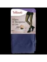 Dámske teplé pančuchy 50 DEN WARM & TRANSPARENT 50 DEN - BELLINDA - modrá Dámske teplé pančuchy 50 DEN WARM & TRANSPARENT 50 DEN - BELLINDA - modrá