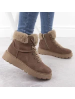 Topánky Rieker s umelou kožušinou 70402-24 W RKR753 Topánky Rieker s umelou kožušinou 70402-24 W RKR753