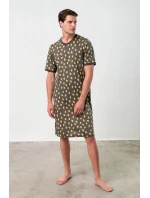 Vamp - Pohodlná pánska nočná košeľa 18613 - Vamp Vamp - Pohodlná pánska nočná košeľa 18613 - Vamp