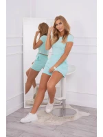 Bavlnená súprava so šortkami mint Bavlnená súprava so šortkami mint