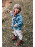 Dziecięce Ocieplane Botki Śniegowce Brązowe Gooby