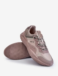 Pánske ľahké tenisky s pamäťovou penou System Big Star LL174151 Beige