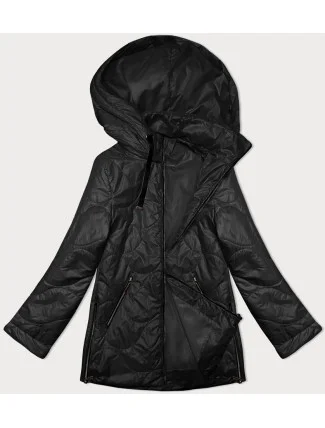 Ľahko zateplená prešívaná bunda pre ženy S'West black (B8242-1) Ľahko zateplená prešívaná bunda pre ženy S'West black (B8242-1)