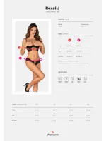 Odvážny set otvorený Roxelia crotchless set - Obsessive