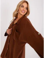 Šaty DHJ SK 13938.02P hnedá