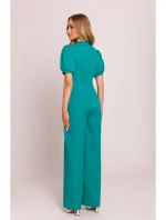 M852 Kombinéza s puzdrovými rukávmi - tyrkysová