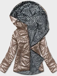 Kapucínová dámska obojstranná bunda (BR9795-12)