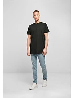 Build your Brand BY 028 Pánske tričko „Shaped Long“ 56.0028 olivová