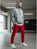 FashionStreet červené pánske tepláky UX2711