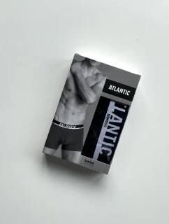 Pánske športové boxerky ATLANTIC - čierne