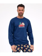 Cornette pyžamo 115/290 Teddy 2 dĺžka/r Vianoce S-2XL pánske
