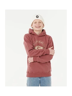 Mikina RIP CURL STAPLER HOOD – chlapčenská, červená