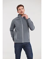 Russell Athletic 410M Pánska 3-vrstvová softshellová bunda Bionic 10.410M, farba iron grey