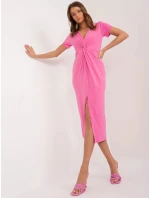 Dámske šaty DHJ SK 17302.93 ružové - FPrice