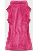 Ružová plyšová dámska vesta (HH003-51)
