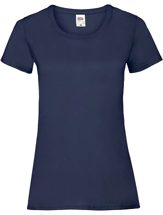 Fruit of the Loom Lady-Fit Valueweight T Dámske tričko 16.1372 námornícka modrá