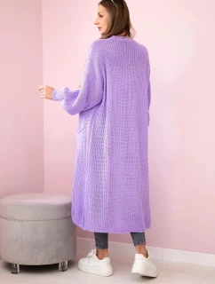 Sveter dlhý sveter svetlo fialový