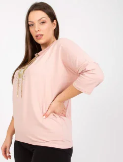 Blúzka RV BZ 7414.82 svetlo ružová