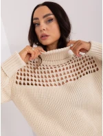 Jumper TO SW 1909.11X svetlo béžová