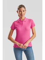 Fruit of the Loom Lady-Fit Premium Polo Dámske piqué polo 16.3030 červené Fruit of the Loom Lady-Fit Premium Polo Dámske piqué polo 16.3030 červené