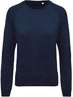 Kariban K 481 Dámska mikina s raglánovými rukávmi z bio bavlny 20.K481 french navy heather Kariban K 481 Dámska mikina s raglánovými rukávmi z bio bavlny 20.K481 french navy heather