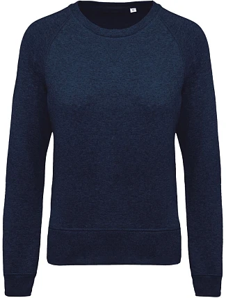 Kariban K 481 Dámska mikina s raglánovými rukávmi z bio bavlny 20.K481 french navy heather Kariban K 481 Dámska mikina s raglánovými rukávmi z bio bavlny 20.K481 french navy heather