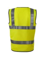HV Bright bezpečnostná vesta unisex fluorescenčná žltá