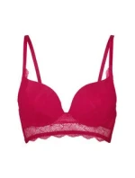 Dámska čipková vystužená podprsenka W0B2P PADDED TRIANGLE BRA - WONDERBRA Dámska čipková vystužená podprsenka W0B2P PADDED TRIANGLE BRA - WONDERBRA