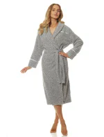 Dlhý dámsky župan L & L 2084 satyna